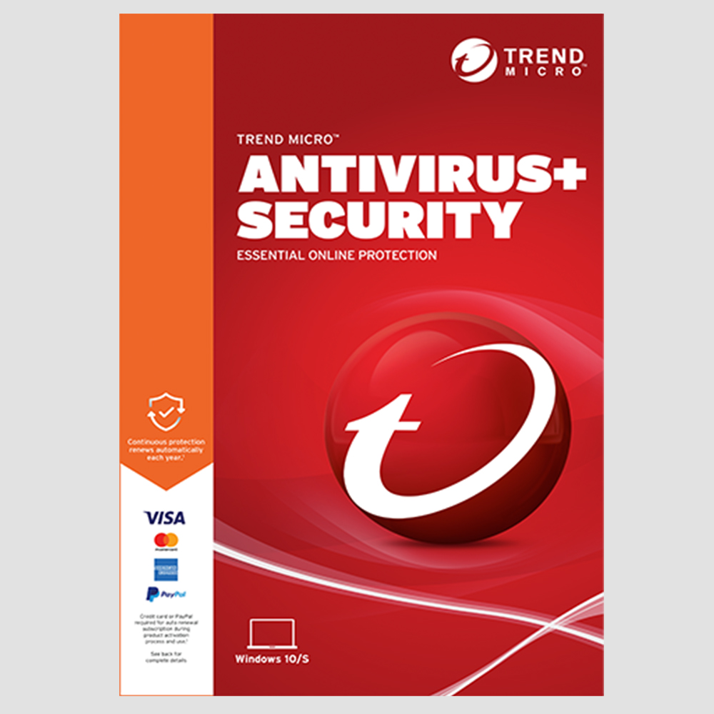 TREND MICRO Antivirus+ Security Essential Online Protection