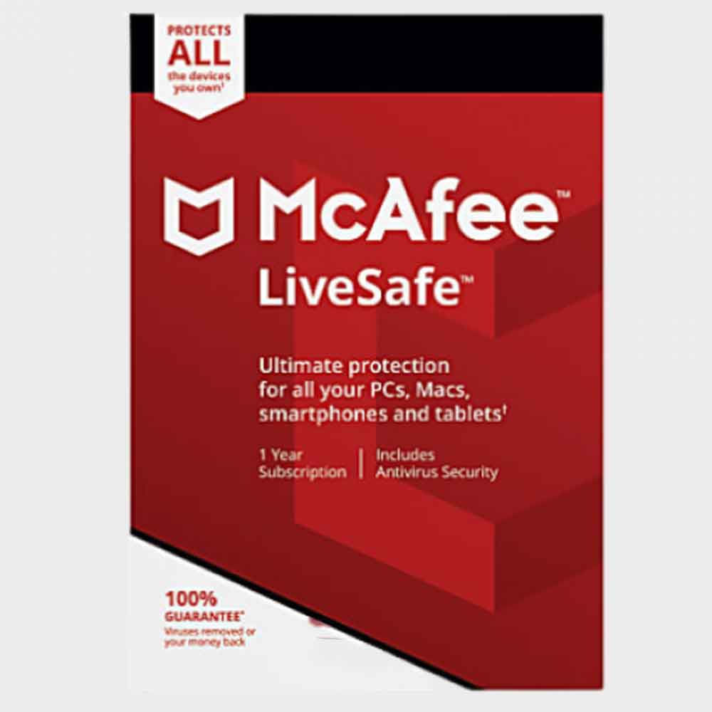 McAfee® LiveSafe™ 1-Year Subscription