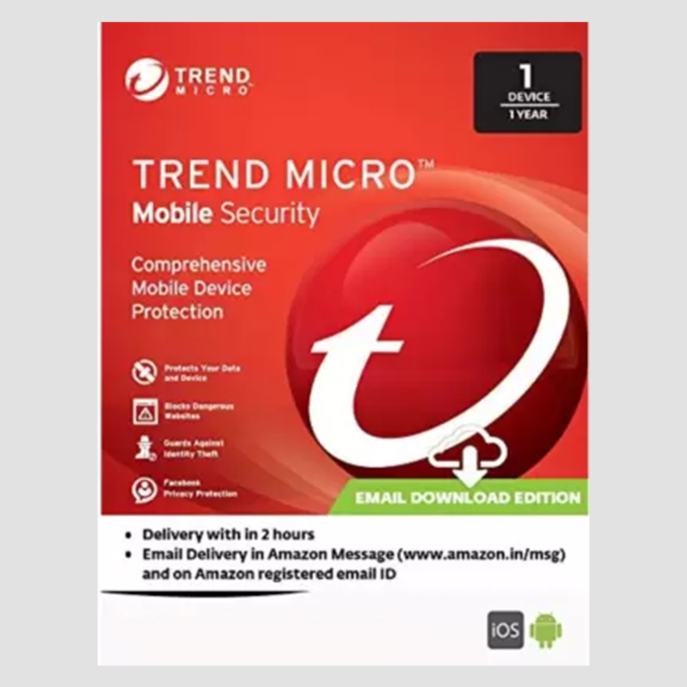 Trend Micro Mobile Security 1 User 1 Year